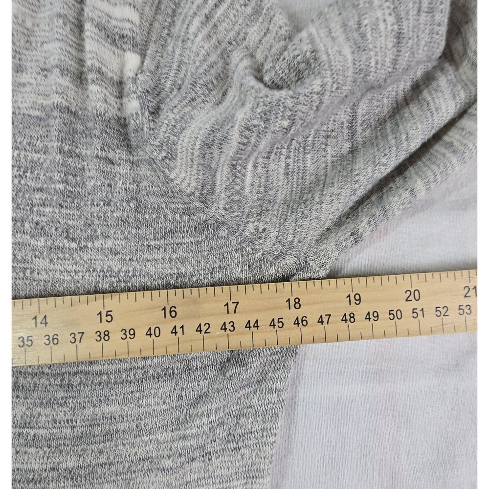 Prana Womens Gemma Hooded Sweater Lightweight Knit Spacedye Gray L - Picture 6 of 11